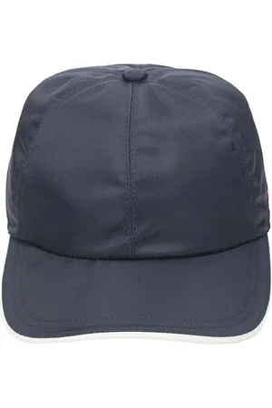 Kiton Tilbehør, Herre, Blå, ONE SIZE, Bomuld, Justerbar baseballkasket med logo