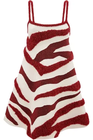 J.W.Anderson Kjole, Dame, Flerfarvet, S, Broderet Camisole Mini Kjole