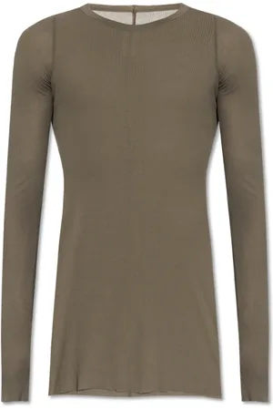 Rick Owens Top, Herre, Brun, S, Langærmet T-shirt