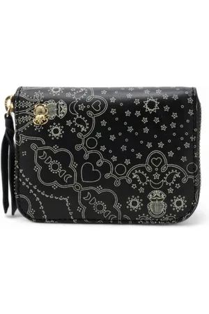 CLARIS VIROT Tilbehør, Dame, Sort, ONE SIZE, Læder, Mini Bob Bandana Læder Pung