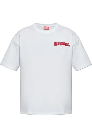 Diesel Top, Herre, Hvid, S, Bomuld, T-shirt T-Boxt-R20