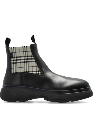 Burberry Sko, Herre, Sort, 42 EU, Læder, Creeper Ankelstøvler