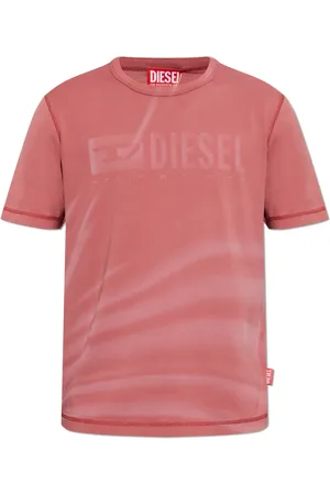 Diesel Top, Herre, Lyserød, M, Bomuld, T-shirt T-Adjust-R13