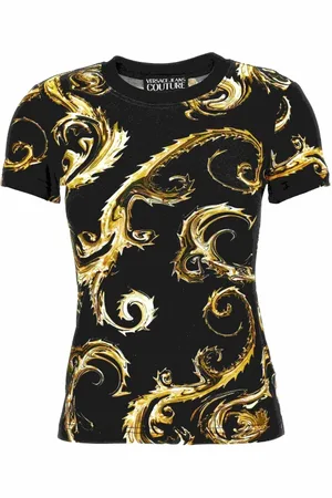 VERSACE Top, Dame, Sort, 2XS, T-shirts og Polos