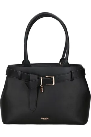 Twin-Set Taske, Dame, Sort, ONE SIZE, Voyage Shopper Taske med Rem
