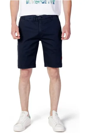 U.S. Polo Assn. Shorts, Herre, Blå, W36, Bomuld, Blå Bomuld Bermuda Shorts til Mænd