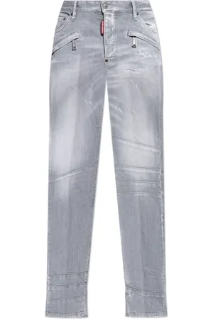 Dsquared2 Jeans, Herre, Grå, M, Bomuld, Tapered leg jeans
