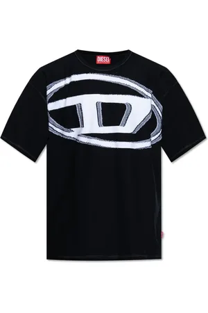 Diesel Top, Herre, Sort, XL, Bomuld, T-shirt T-Doxt