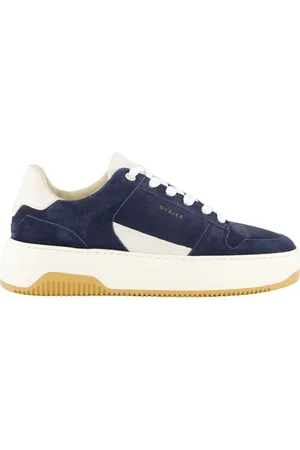 Nubikk Sko, Dame, Blå, 37 EU, Læder, Basket Court Sneakers