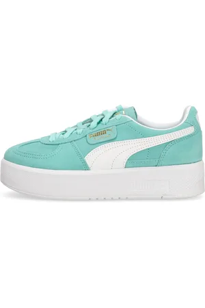 PUMA Sko, Dame, Grøn, 38 1/2 EU, Palermo High Top Mint/White Sneakers