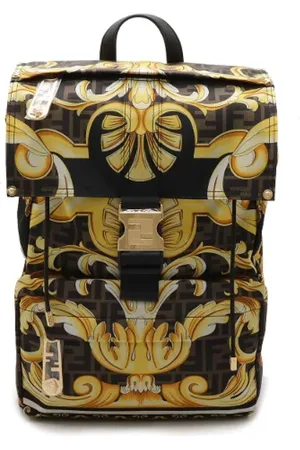 Fendi Pre-owned, Dame, Flerfarvet, ONE SIZE, Pre-owned Canvas rygsaekke