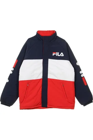 Fila Jakke, Herre, Flerfarvet, S, Polstret Herrejakke Sort/Rød/Hvid