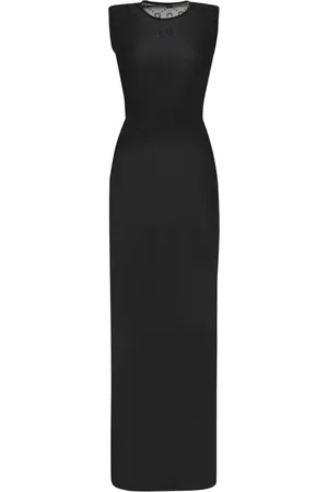 Marine Serre Kjole, Dame, Sort, M, Elegant sort kjole med unikt print