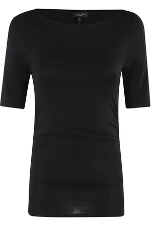RAG&BONE Top, Dame, Sort, S, Rynket Top til Mænd