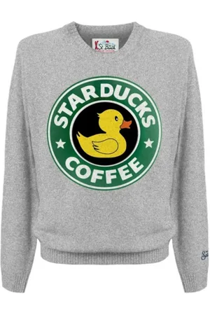 MC2 SAINT BARTH Strik, Herre, Grå, M, Grå Sweaters til Mænd