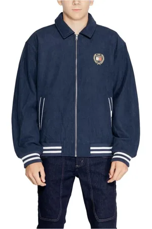 Tommy Hilfiger Jakke, Herre, Blå, M, Polyester, Blå Polyester Herrejakke Efterår/Vinter Kollektion