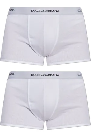 Dolce & Gabbana Undertøj, Herre, Hvid, 2XL, Bomuld, To-pack boxershorts