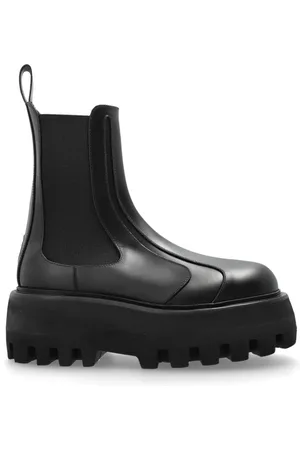 Alexander McQueen Sko, Dame, Sort, 37 EU, Læder, Læder ankelstøvler