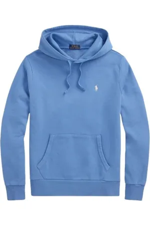 Ralph Lauren Sweathshirts & Hoodies, Herre, Blå, XL, Bomuld, Bomuldshættetrøje med sporty stil