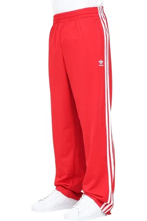 adidas Bukser, Herre, Rød, XL, Uld, Rød og hvid herre track pants