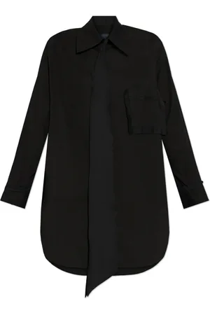 Y-3 Bluser & Skjorter, Dame, Sort, S, Bomuld, Oversize Skjorte