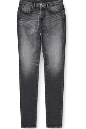 Diesel Jeans, Herre, Grå, W33, Uld, Stilfulde D-Strukt Jeans