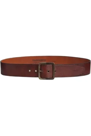 Dsquared2 Tilbehør, Herre, Brun, 90 CM, Læder, Bredt læderbælte