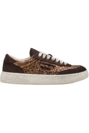 Ghoud Sko, Dame, Brun, 37 EU, Lido Luxe Sneakers med Pailletter