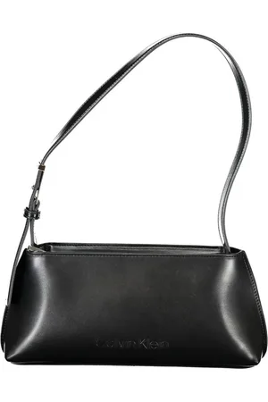 Calvin Klein Taske, Dame, Sort, ONE SIZE, Polyester, Sort Elegant Polyester Håndtaske til Kvinder