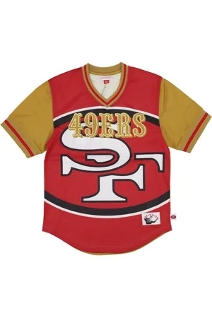 Mitchell & Ness Sport, Herre, Flerfarvet, S, Polyester, NFL Jumbotron 3.0 Mesh V-Neck Jacket