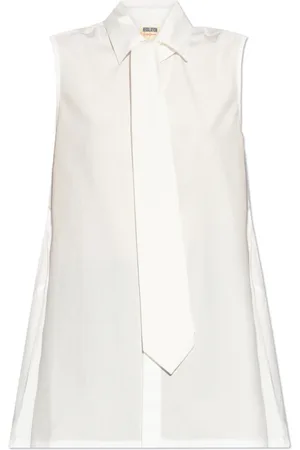 Y-3 Bluser & Skjorter, Dame, Hvid, M, Bomuld, Oversize Skjorte