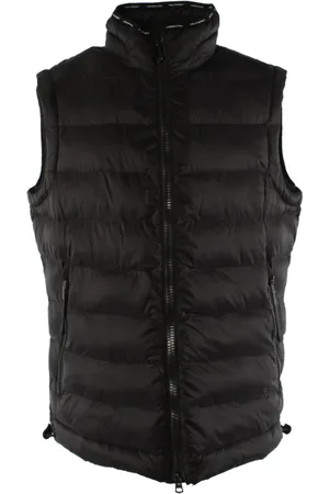 Peuterey Jakke, Herre, Sort, S, Nylon, Sort Nylon Bodywarmer Jakke