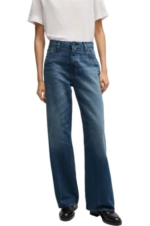 HUGO BOSS Jeans, Dame, Blå, W27, Denim, Indigo Denim Palazzo Jeans