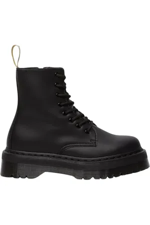 Dr. Martens Sko, Dame, Sort, 39 1/2 EU, Veganske Platform Jadon II Støvler