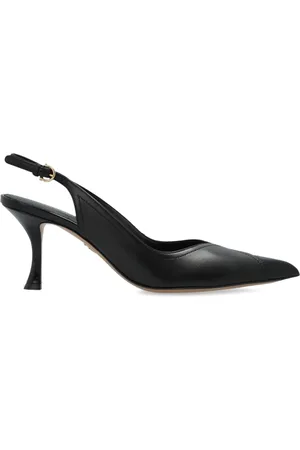 Salvatore Ferragamo Sko, Dame, Sort, 40 1/2 EU, Uld, Hælede sko Egna