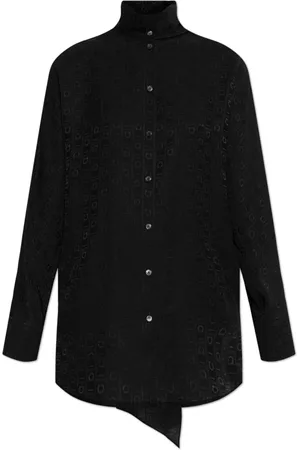 Salvatore Ferragamo Bluser & Skjorter, Dame, Sort, XS, Silkeskjorte