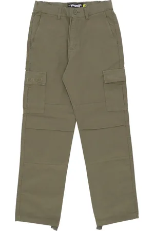 IUTER Bukser, Herre, Grøn, W28, Bomuld, Ripstop Cargo Army Bukser