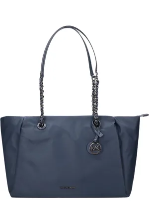 Michael Kors Taske, Dame, Blå, ONE SIZE, Læder, Blå Tekstil Mode Taske