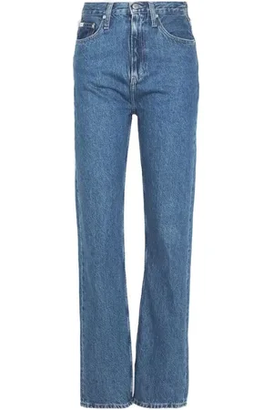 Calvin Klein Jeans, Dame, Blå, W34 L32, Bomuld, Lys Blå Baggy Jeans & Bukser
