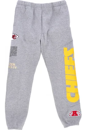 Mitchell & Ness Bukser, Herre, Grå, XL, Bomuld, NFL Team Origins Fleece Bukser