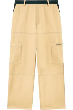 OFF-WHITE Bukser, Herre, , S, Bomuld, Cargo Bukser med Store Lommer