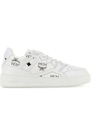 MCM Sko, Dame, Hvid, 35 EU, Lærred Terrain Sneakers