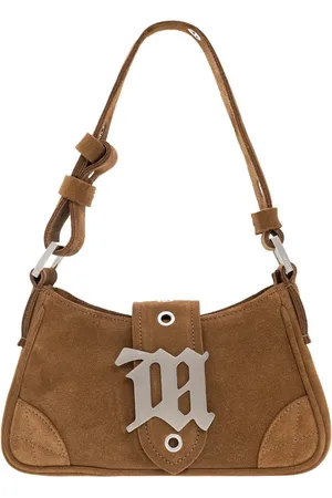 MISBHV Taske, Dame, Brun, ONE SIZE, Uld, Skuldertaske med logo