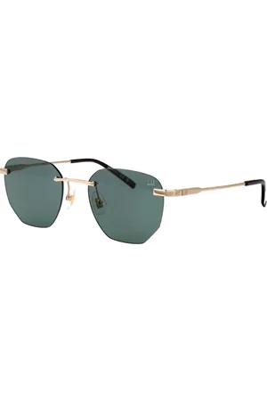 Dunhill Tilbehør, Herre, Gul, 53 MM, Uld, Stilfulde solbriller Du0066S