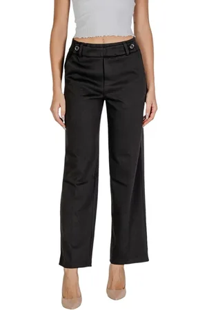 Street one Bukser, Dame, Sort, 2XL L30, Polyester, Sort Polyester Kvinders Efterår/Vinter Bukser