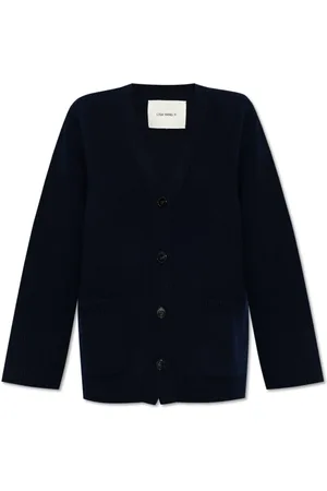 Lisa Yang Strik, Dame, Blå, S, Cashmere, Cardigan Kellie