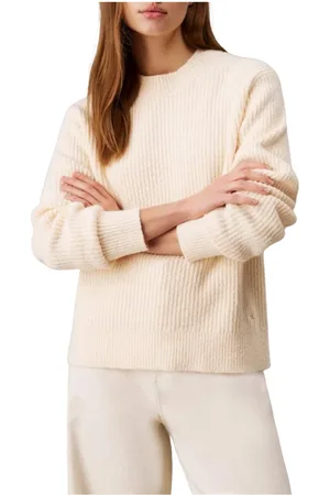 Calvin Klein Strik, Dame, , S, Boucle Rib Relax Sweater