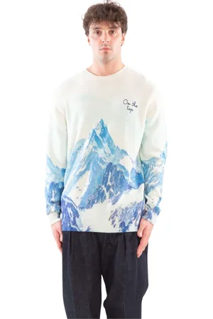 MC2 SAINT BARTH Strik, Herre, Flerfarvet, L, Bjerghejre Top Sweater