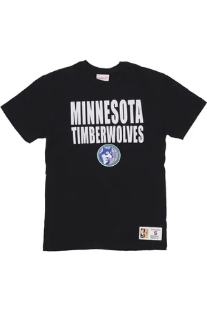 Mitchell & Ness Top, Herre, Sort, XL, Bomuld, NBA Legendarisk Tee Minnesota Timberwolves