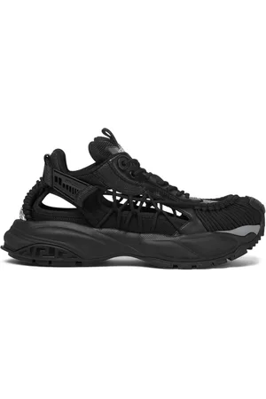 VERSACE Sko, Herre, Sort, 44 EU, Læder, Mercury Sneakers i Sort Læder